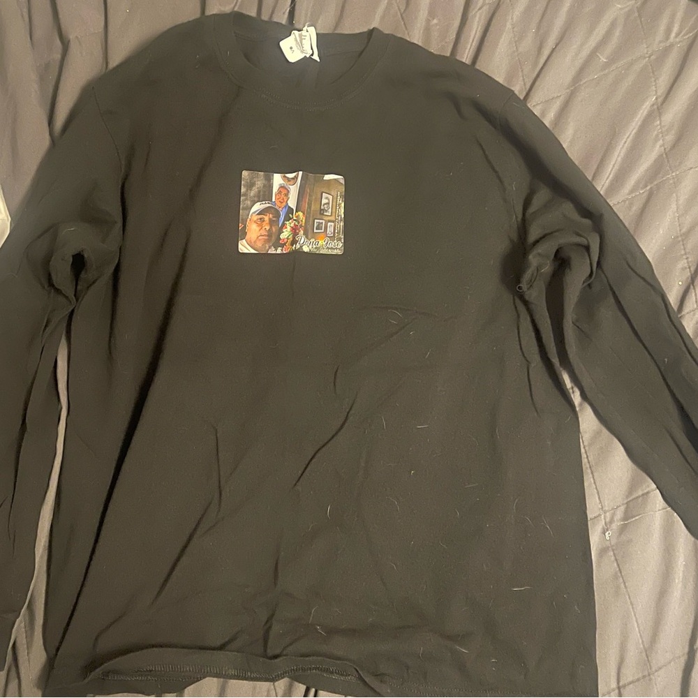 Classic Black Long Sleeve Graphic Tee
